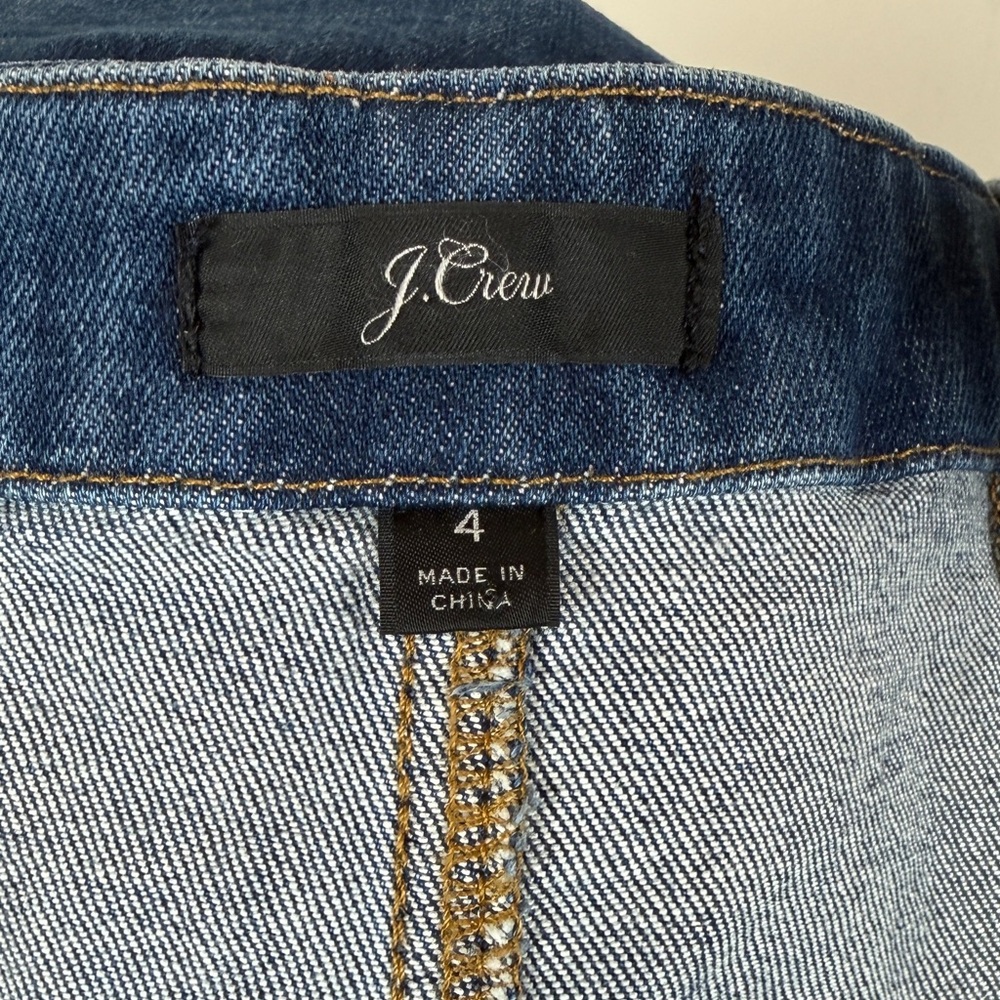 J. Crew Blue Denim Jumper Dress size 4 - Picture 8 of 8